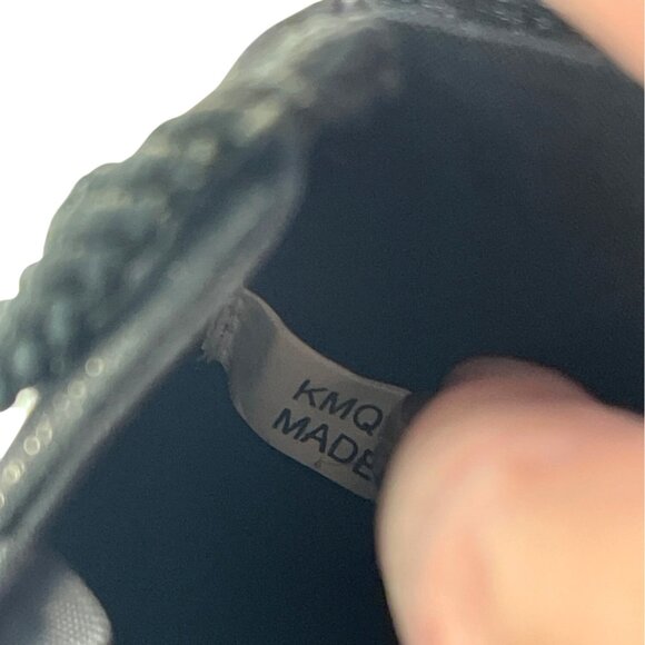 Formal Prom Bridal Evening Shoulder Mini Hand Bag Clutch Purse Black Beaded READ - Picture 4 of 12